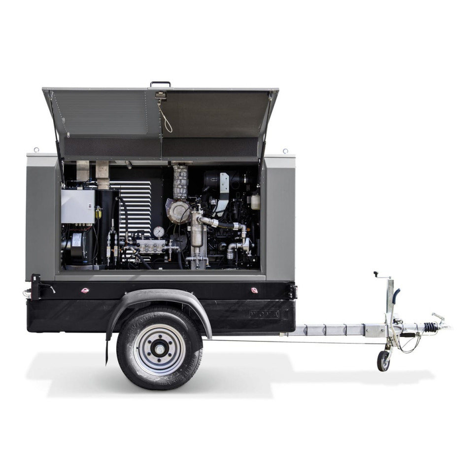 WOMA Ecotherm 600 hogedruk unit diesel zijkant a open